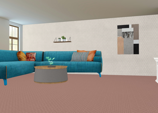 My dream living room Design Rendering