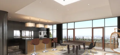 dining room view
