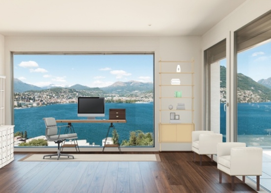 Office by the Sea Design Rendering