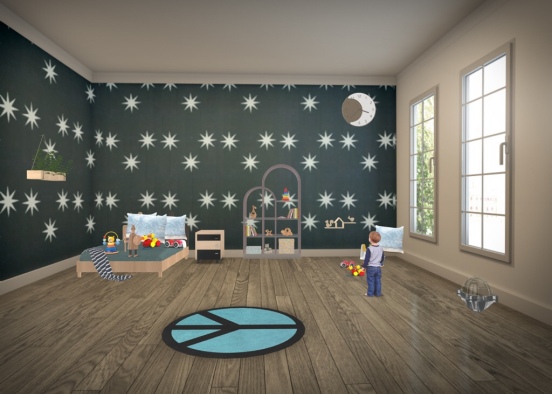 Children’s room Design Rendering