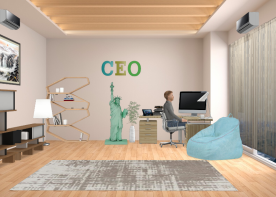 CEO Office  Design Rendering