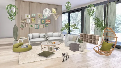 living room natural style
