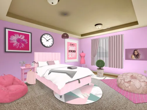 The pink room