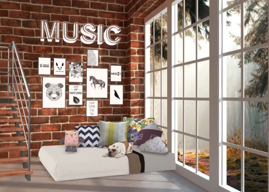 Music Studio 🎵  Design Rendering