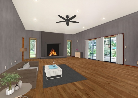living area  Design Rendering