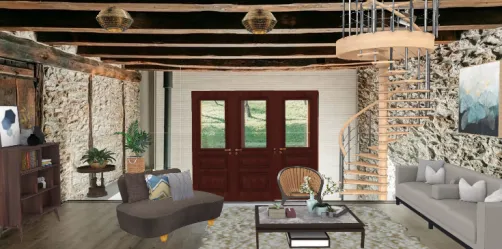 Wabi sabi style modern