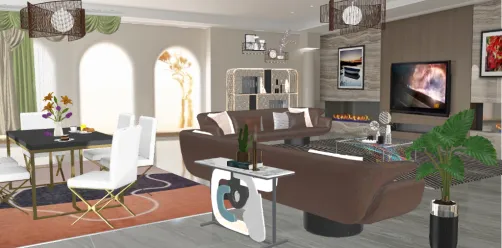 Modern Cozy area 