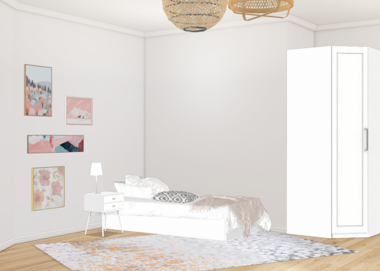 ~Soft bedroom~ Design Rendering
