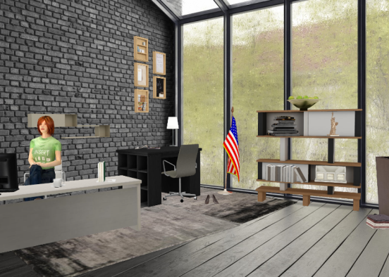 Ma lil' office Design Rendering