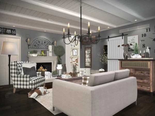 Professional interior design created with Homestyler 3D design software