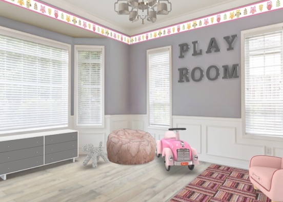 Childs Dream Playroom Design Rendering
