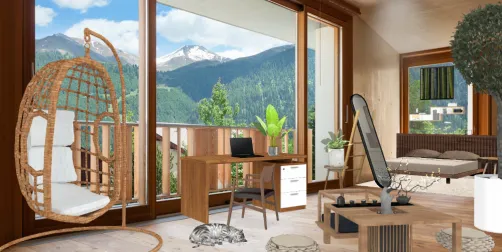 Diseño de casa en el bosque