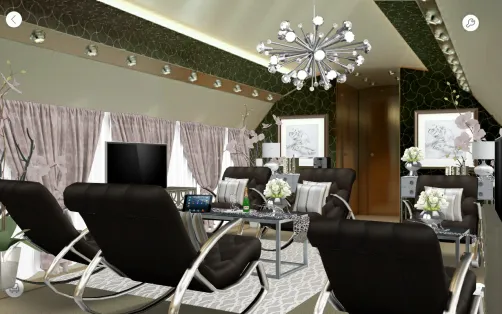 Luxury Jet With Glitz and Glam 