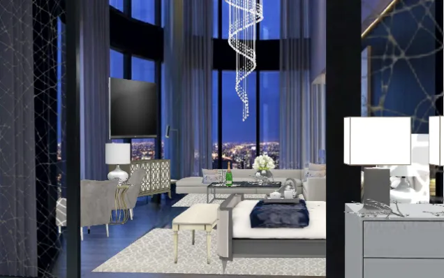 A High End Luxury Vegas Penthouse Suite 