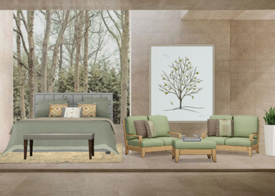 The room of the happiness  Design Rendering
