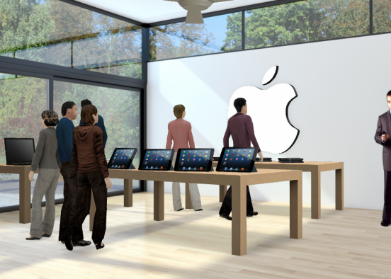 Apple store  Design Rendering