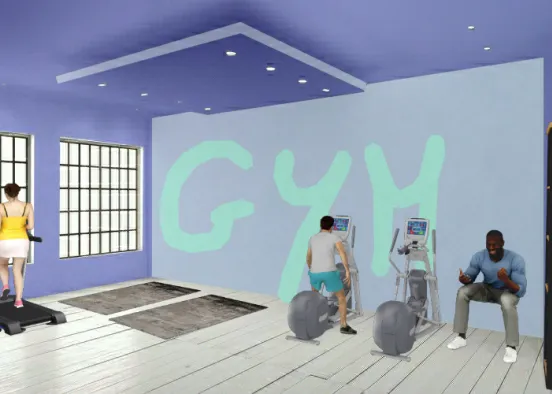 The gym 🍻 Design Rendering