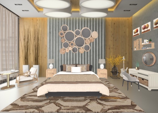 I love this bedroom. Do you love it?😘😘😘 Design Rendering