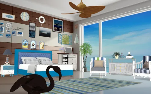 Oceanside motel room 