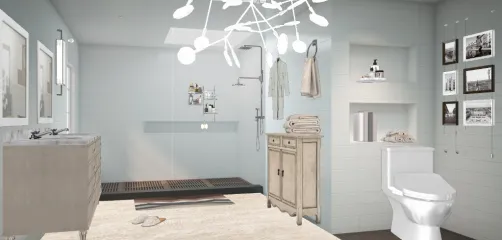Baño elegante 