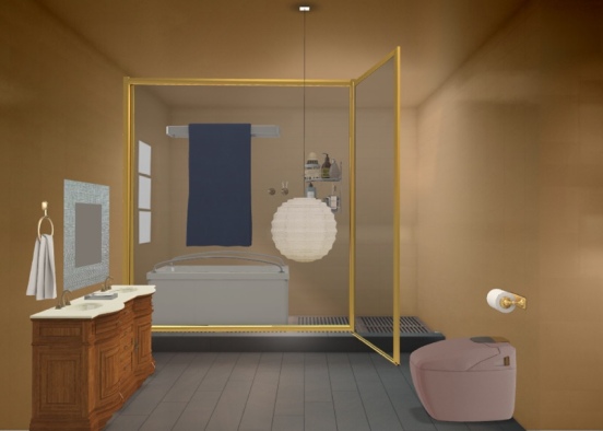 Full Bathroom (2 People) Design Rendering