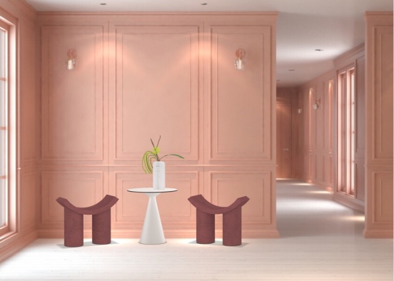 EXPO - Pink walls Design Rendering