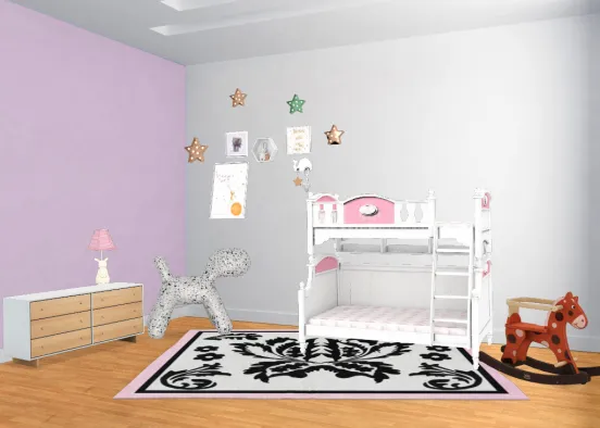 Chambre pour bébés  Design Rendering