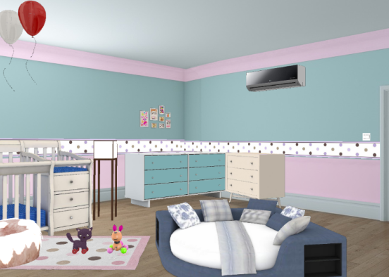 Baby's room Design Rendering