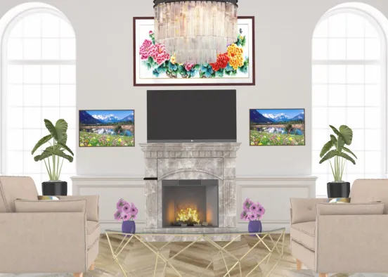 spantacular living room  Design Rendering