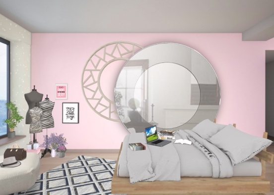 girl’s bedroom  Design Rendering