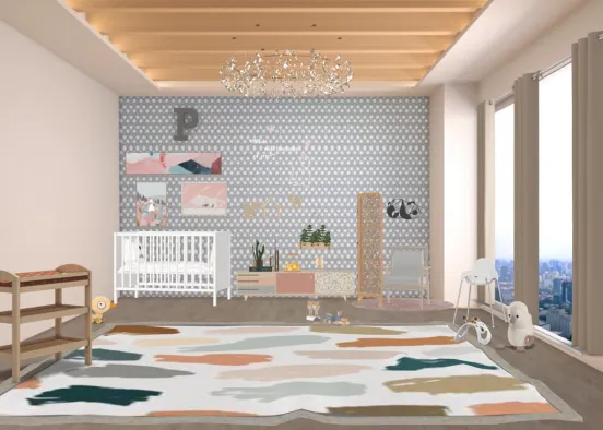 Little Sis Room to be Design Rendering