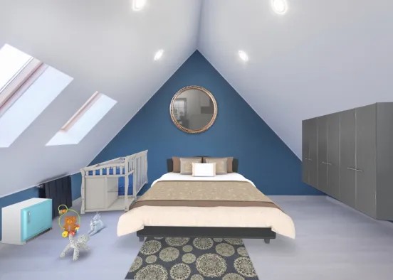 Baby Room For A Person Design Rendering