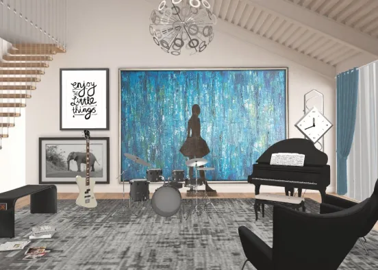 music in style  Design Rendering