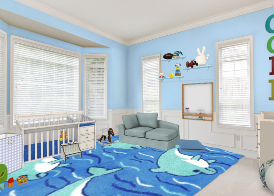 Baby bedroom Design Rendering