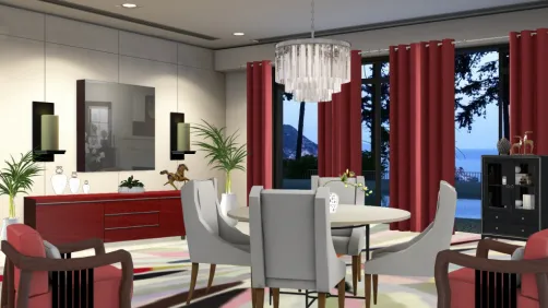 Sala jantar vinho