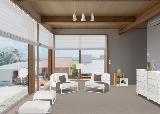 PACIFIC WHITE ROOM  Design Rendering