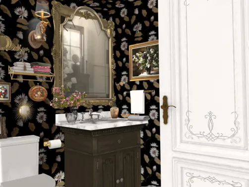 small toilet big details