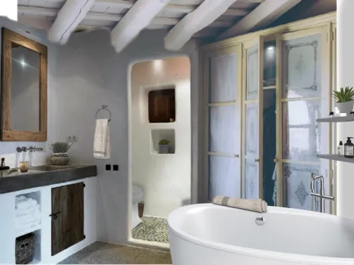 RUSTIC BATHROOM 