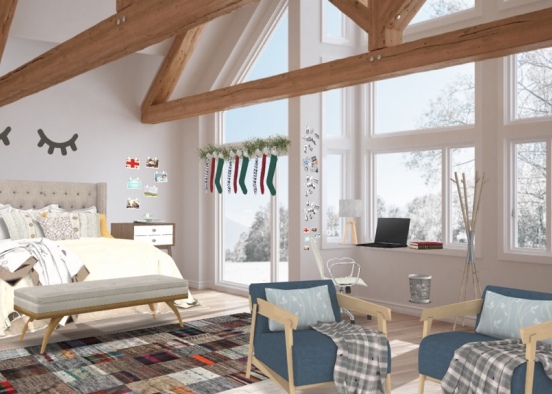 cozy Christmas cottage 💕 Design Rendering