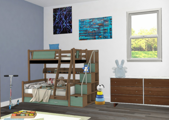 Kids Bedroom ~  Design Rendering