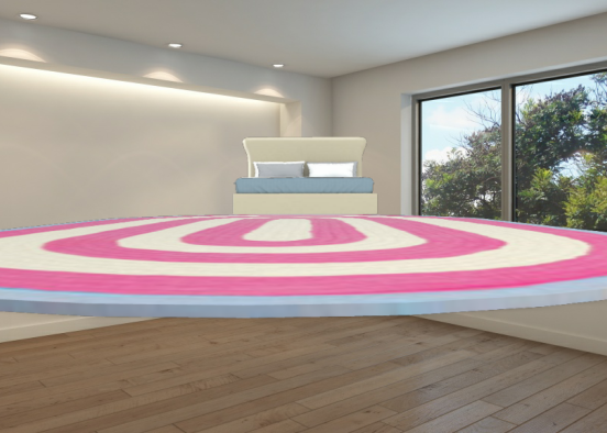Спальня на коврике Design Rendering
