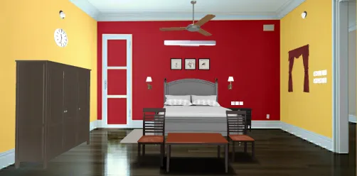 Bedroom in low budget