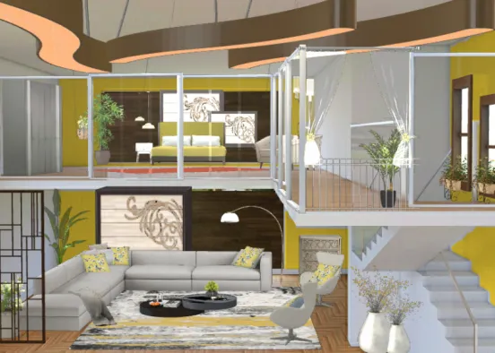 Yellow Villa  Design Rendering