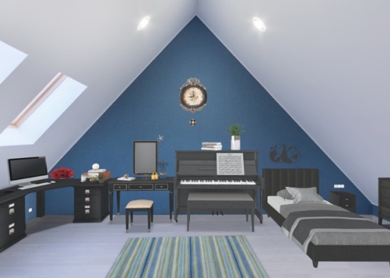 my new plan- bed room Design Rendering