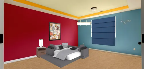 Bed room wall paint