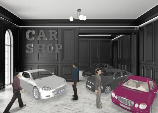 magasin de voiture 🚘  Design Rendering