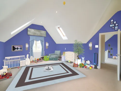 My best friend the kids room with the baby broom