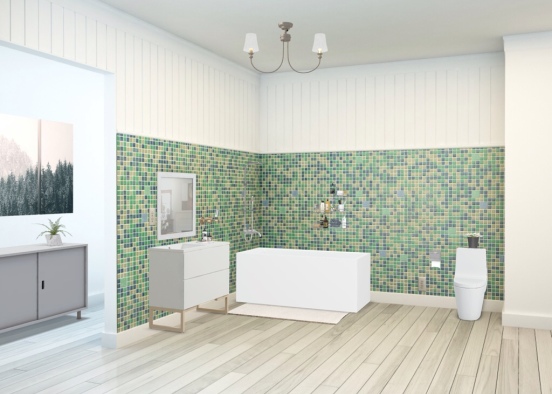 Bathroom-dream house  Design Rendering
