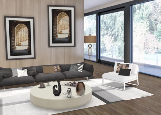Living room GA❤️ Design Rendering