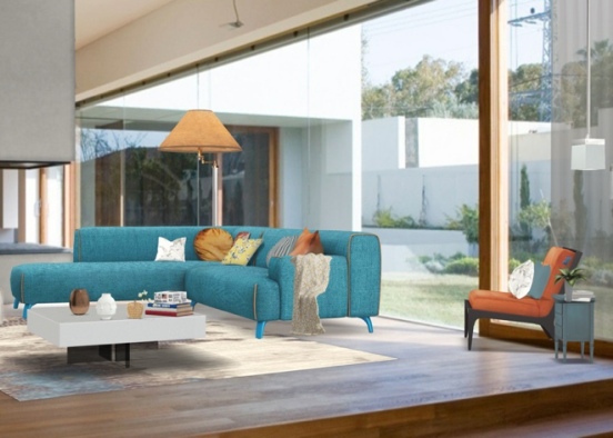 Living Room ❤️ GA Design Rendering